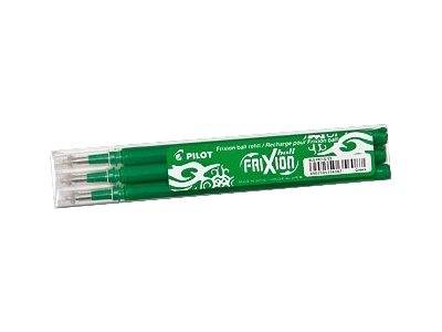 PILOT PEN - Pilot FriXion Ball - Nachfüllpatrone - Grün - 0.7 mm - fein (Packung mit 3)