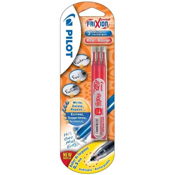 Tintenrollermine BLS-FRP5-B 0,3mm rot Blister mit 3 Stück