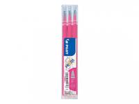 PILOT PEN Pilot FriXion Ball - Pink - 0,5 mm - 0,25 mm - Set of 3 refills - Pink