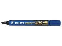 PILOT PEN - Pilot Permanent Marker 400, Blau, Rundspitze, Blau, 4,5 mm, Metall, Kunststoff, Holz