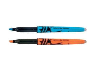 PILOT PEN - Pilot FriXion Light - Textmarker - Blau, Orange, Violett - temperaturempfindliche Farbe - 3.8 mm - mit Radie