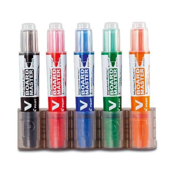 Boardmarker V-Boardmaster Begreen Set 5 Farben + Tafelwischer