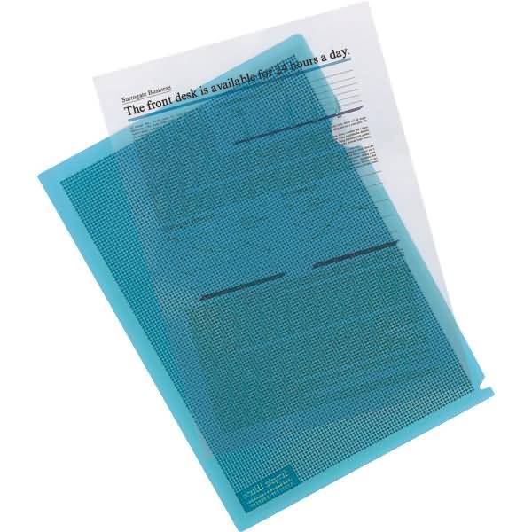 Hüllen Camouflage A4 mit Sichtschutz VE=5 Stück blau