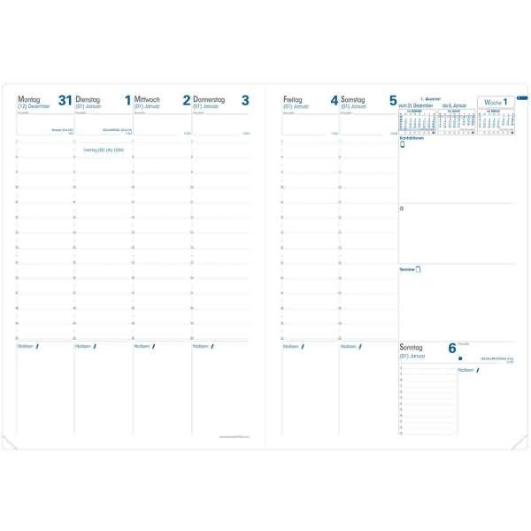 Ersatzkalendarium Prenote A4 Goldschnitt 2026