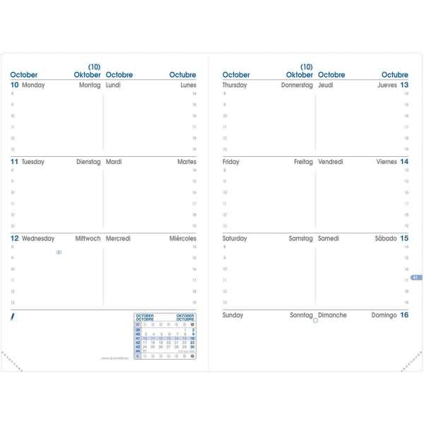 Kalender Sapa X 10x15cm Impala schwarz 2026