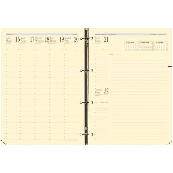 Kalendereinlage für Timer 29 A4 1 Woche/2 Seiten 2026
