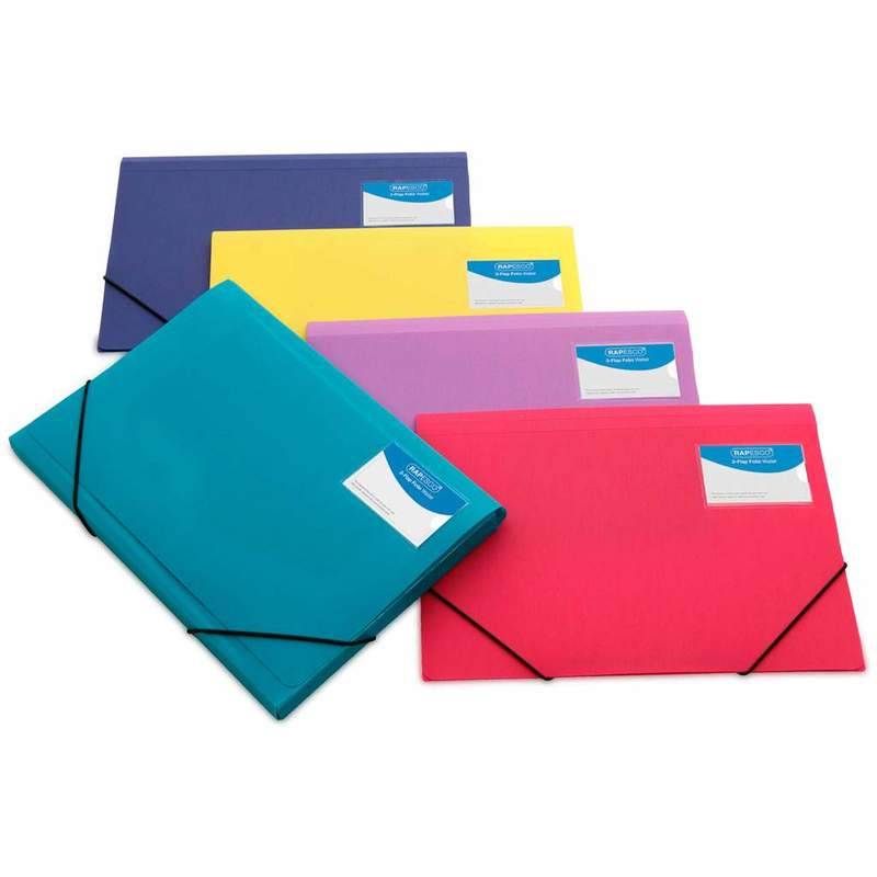 RAPESCO Eckspannermappe, DIN A4+, PP, farbig sortiert