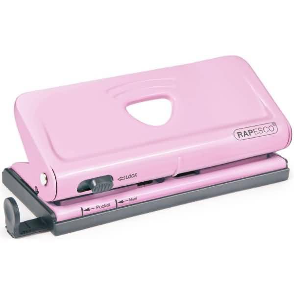 Terminplaner-Locher 6-fach verstellbar Rosa
