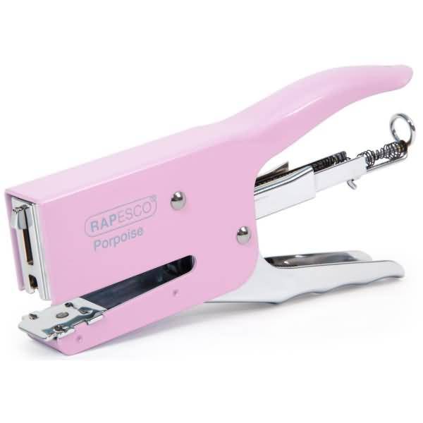 Heftzange Porpoise 50 Blatt Rosa