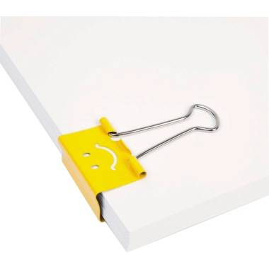 RAPESCO FoldbackkLammer Emoji RP1351 19mm gelb