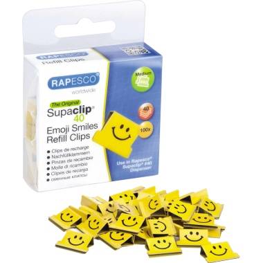 RAPESCO Supaclipklammern Smilie RP1380 gelb