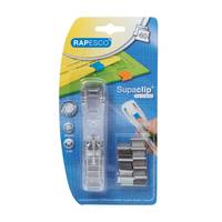 Rapesco Supaclip 40, Transparent, 1 Stück(e), 40 Blätter, Edelstahl, 105 mm, 205 mm