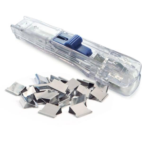 Klammernspender Supaclip 60 transparent incl. 8 Clips in mehreren Farben