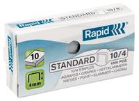 Rapid Standard - Heftklammern - 10/4 - 4 mm - Verzinkter Stahl