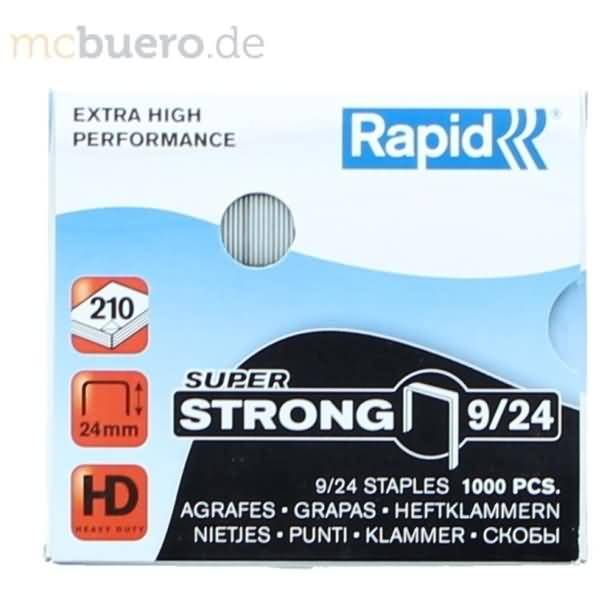 Heftklammern 9/24 Super Strong verzinkt VE=1000 Stück