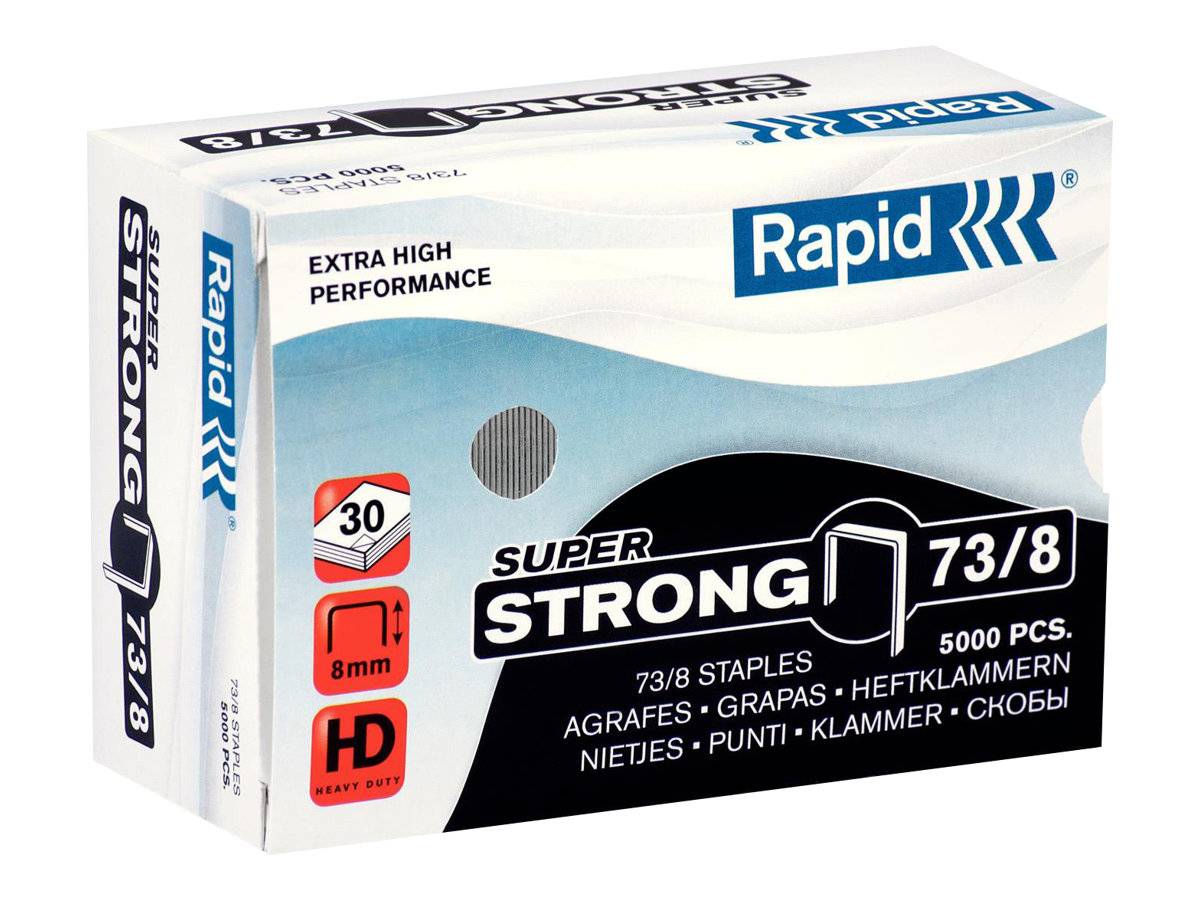 Rapid Super Strong - Heftklammern - 73/8 - 8 mm