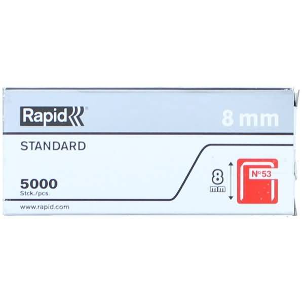 Tackerklammern Nr. 53 8mm verzinkt VE=5000 Stück