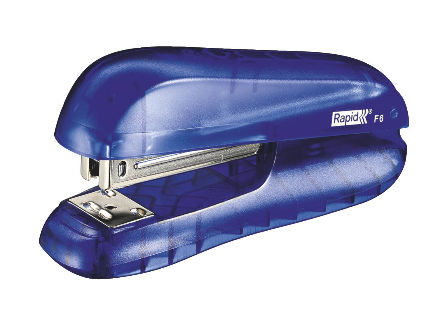 Rapid Heftgerät F6 - transparent blau