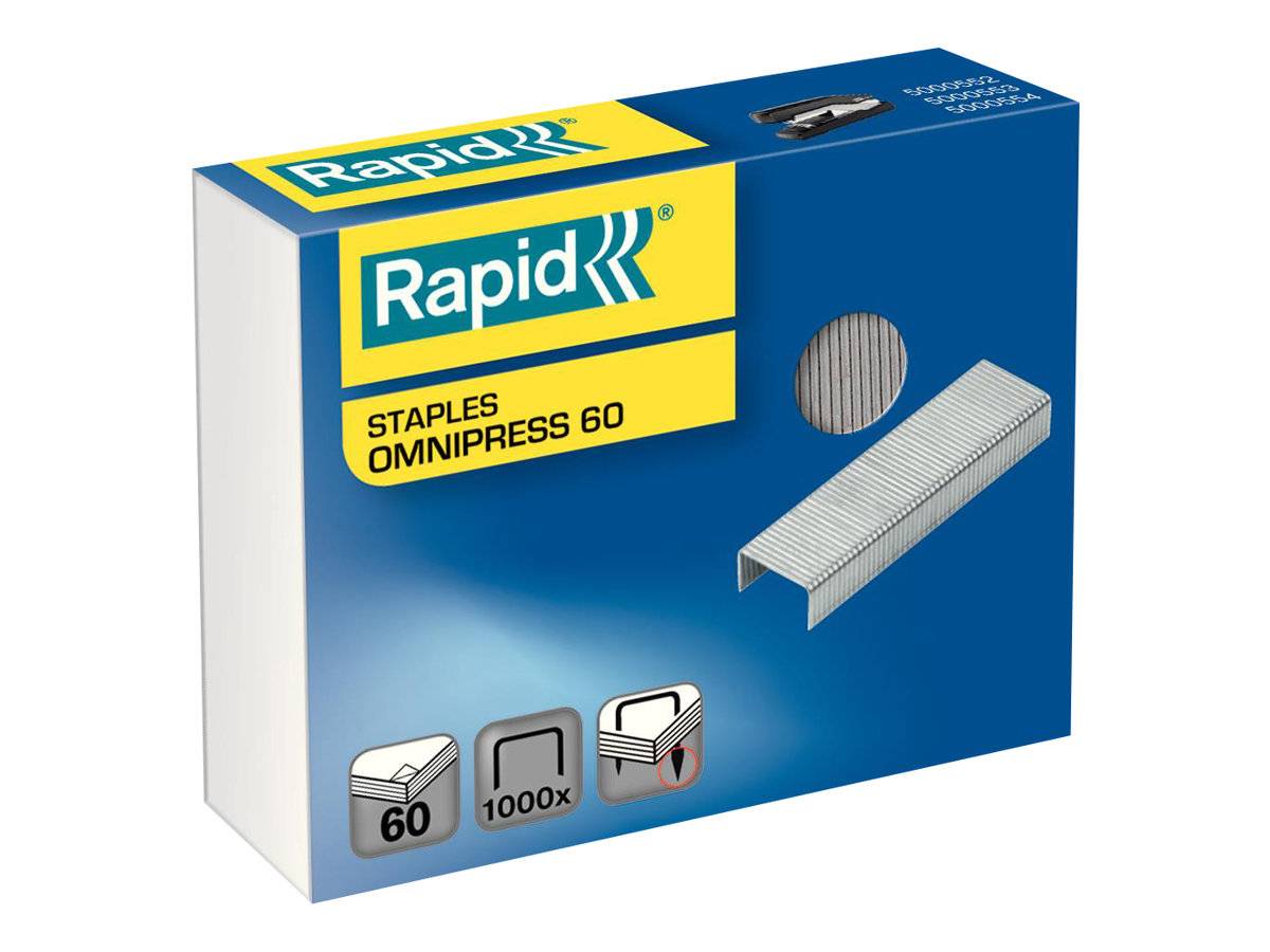 Rapid Omnipress 60 - Heftklammern - 8.5 mm - verzinkt