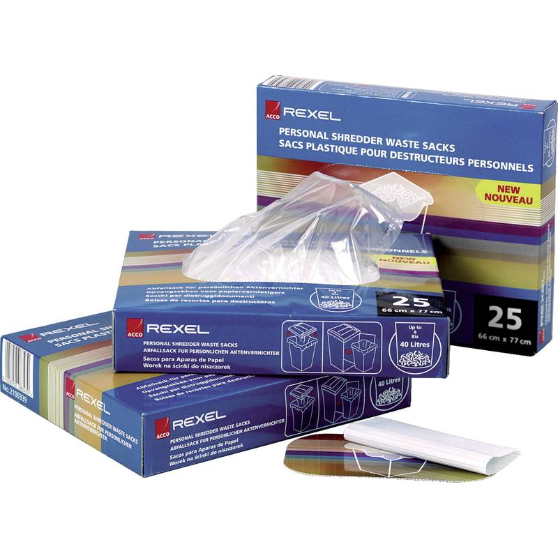 Rexel Abfallbeutel für Aktenvernichter bis 40 Liter
