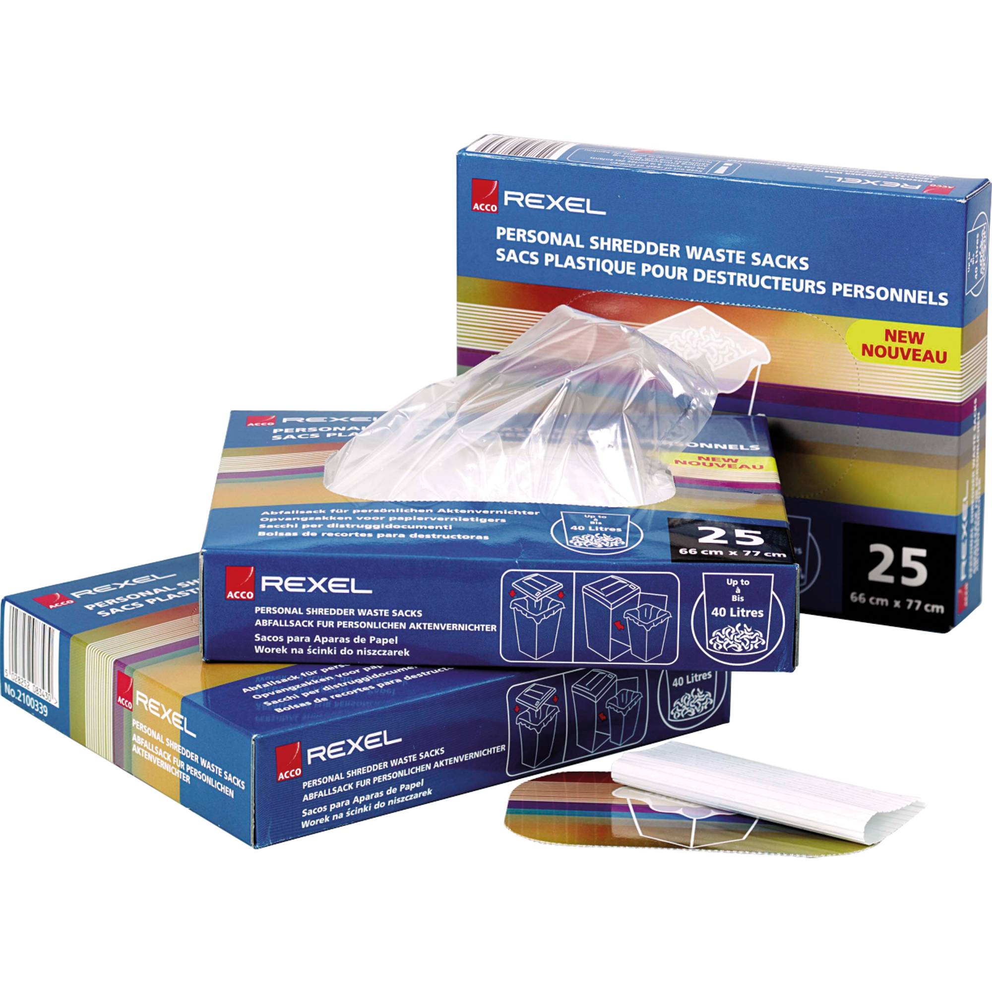 Rexel Abfallsack AS3000 40095 145l 100 St./Pack.