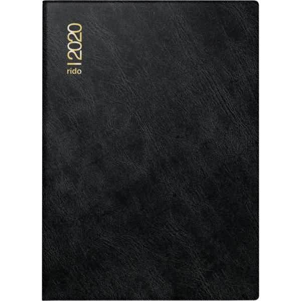 Taschenkalender Technik III 10x14cm 1 Tag/Seite Kunststoff schwarz 2020