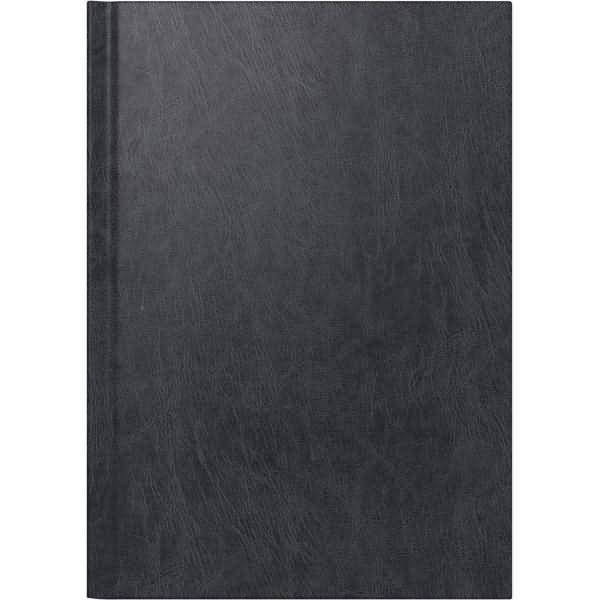 Buchkalender Chefplaner 14,5x20,6cm 1 Tag/Seite Miradur-Einband schwarz 2020