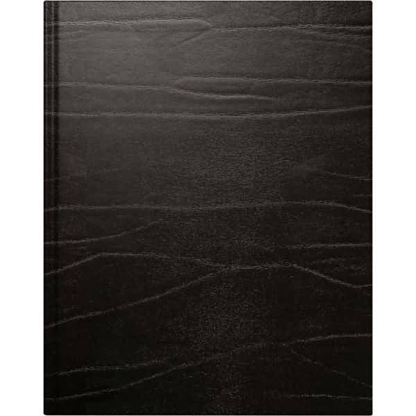 Buchkalender Managerkalender TM 20,5x26cm 1 Woche/2 Seiten Leder schwarz 2020
