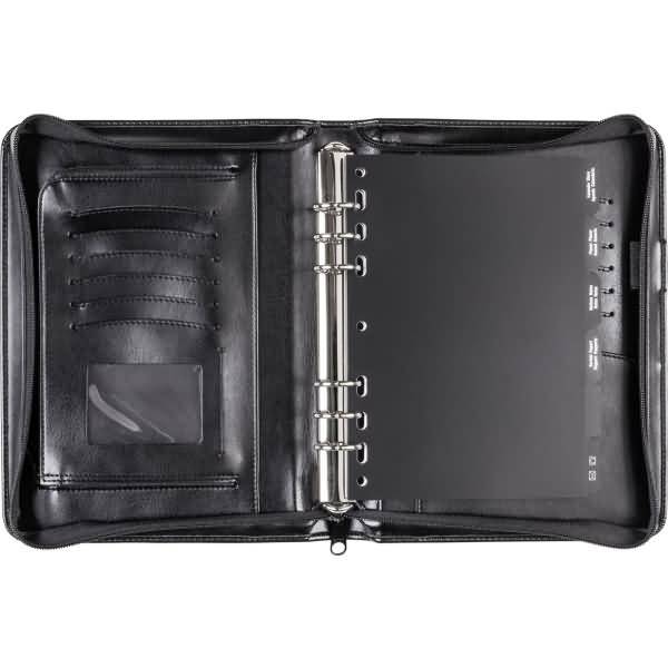 Zeitplaner A5 Timing 1 Kunstleder schwarz