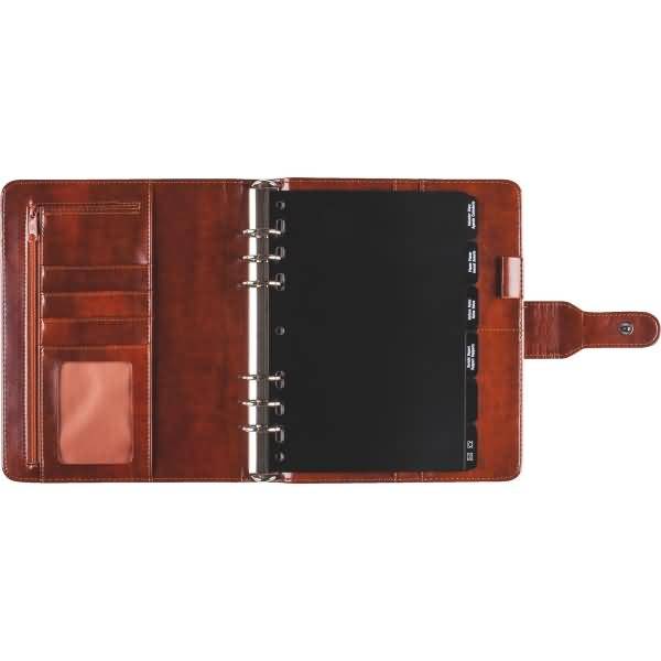 Zeitplaner A5 Timing 1 Kunstleder braun