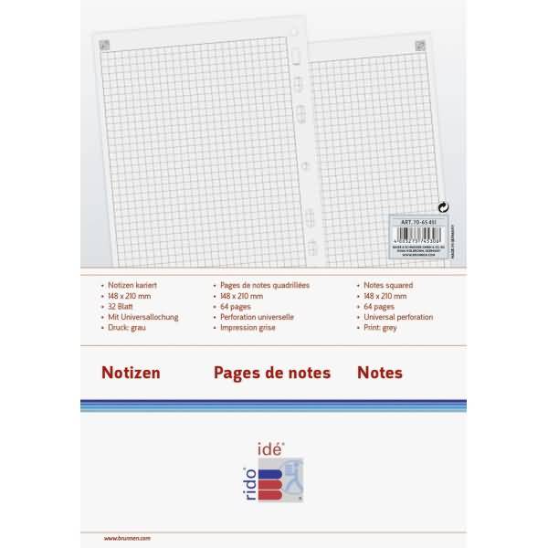 Formulare Timing 1 Notizpapier kariert 32 Blatt