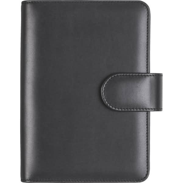 Zeitplaner Timing 2 Leder schwarz