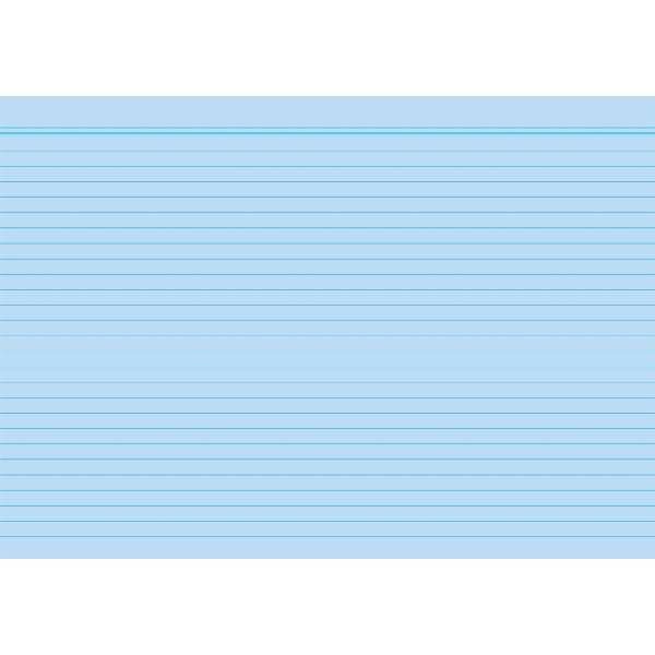 Karteikarten A8 liniert 170 g/qm blau VE=100 Stück
