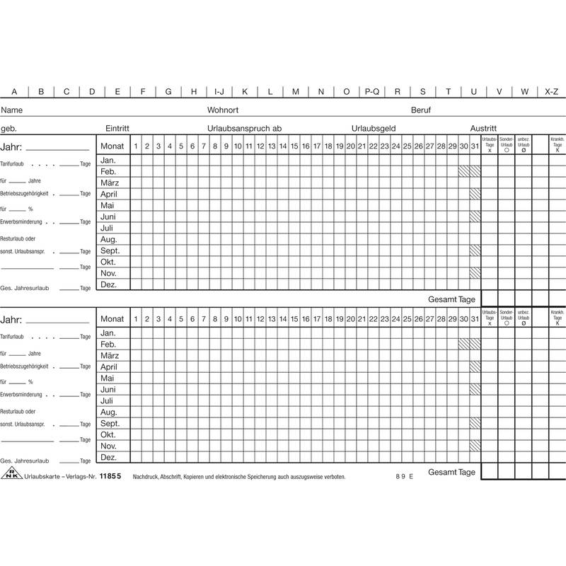 RNK Verlag Urlaubskarte, DIN A5 quer