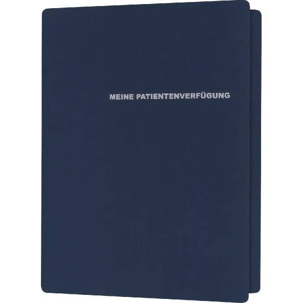 Mappe -Meine Patientenverfügung- A4 dunkelblau