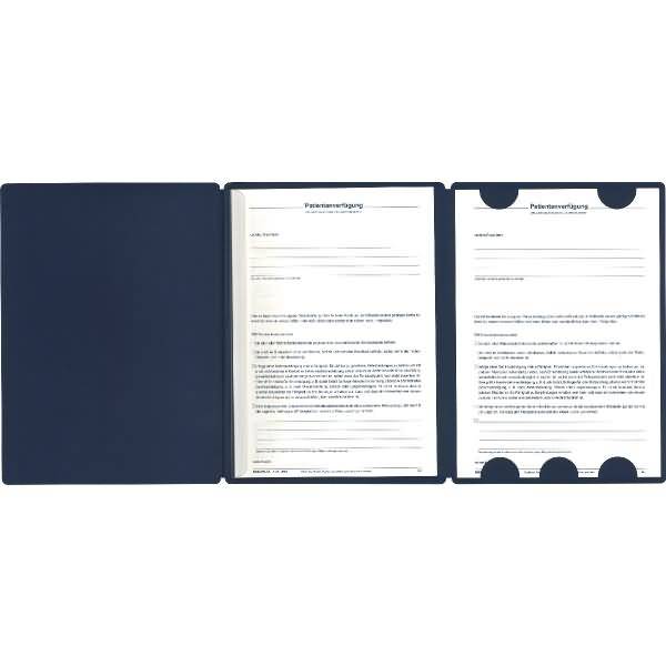 Mappe -Meine Patientenverfügung- A4 dunkelblau
