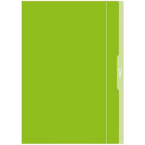 Zeichenmappe A3 Karton 350g/qm Gummizug grün