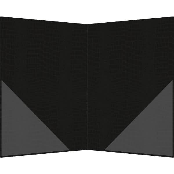 Urkundenmappe Grace Carbon Black 225x310 für A4