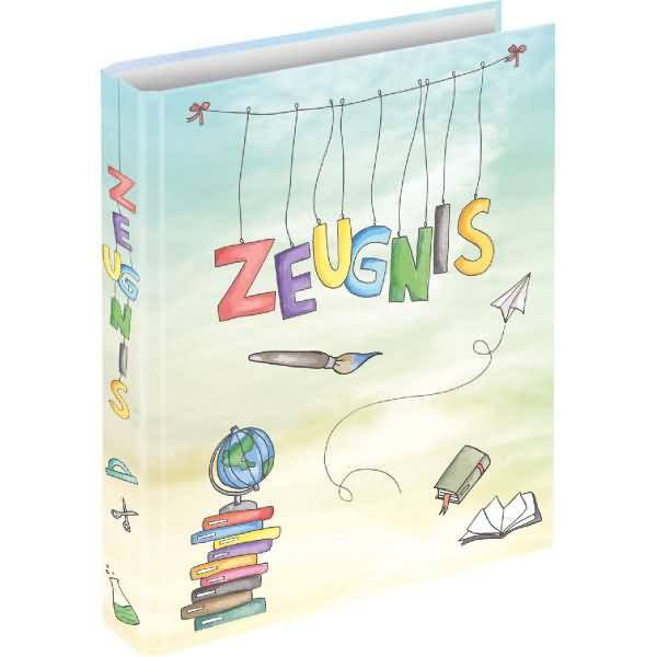 Zeugnisringbuch 'Schooldoodle' 4 Ringe A4 250x315mm