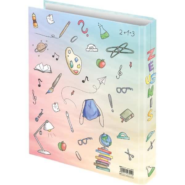 Zeugnisringbuch 'Schooldoodle' 4 Ringe A4 250x315mm