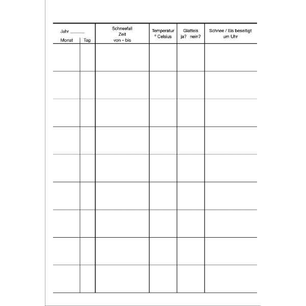 Streu-Kontrollbuch A5 24 Seiten kartoniert