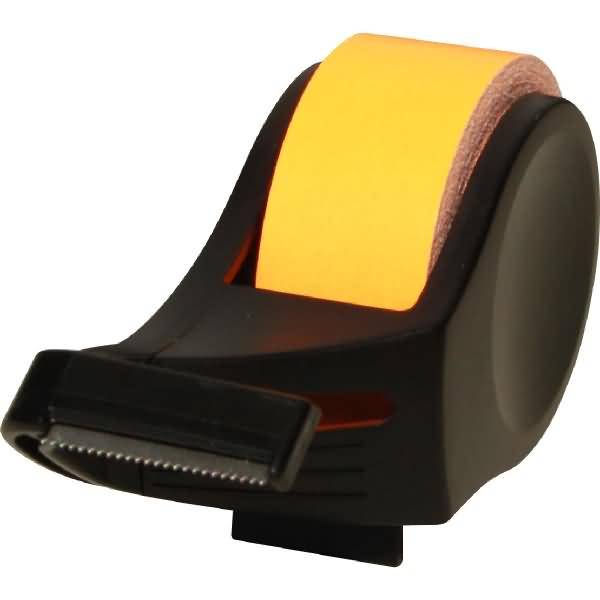 Haftnotiz Rolle im Abroller 19mmx10m nachfüllbar neonorange