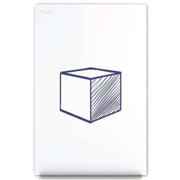 Whiteboard SkinWhiteboard 75x115cm weiß