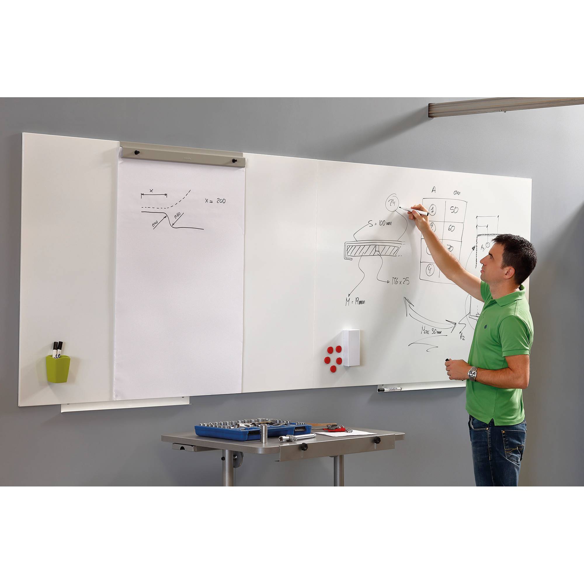 rocada Whiteboard Skin Pro RD 6520 75x115cm
