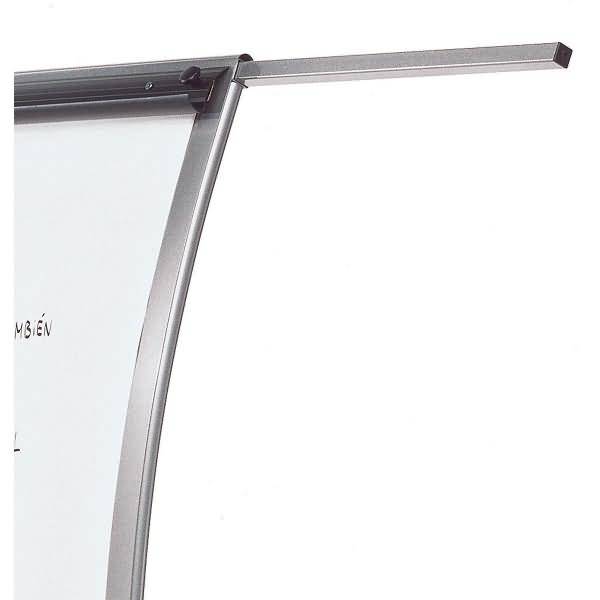 Flipchart Fliproll silvertec rollbar silber