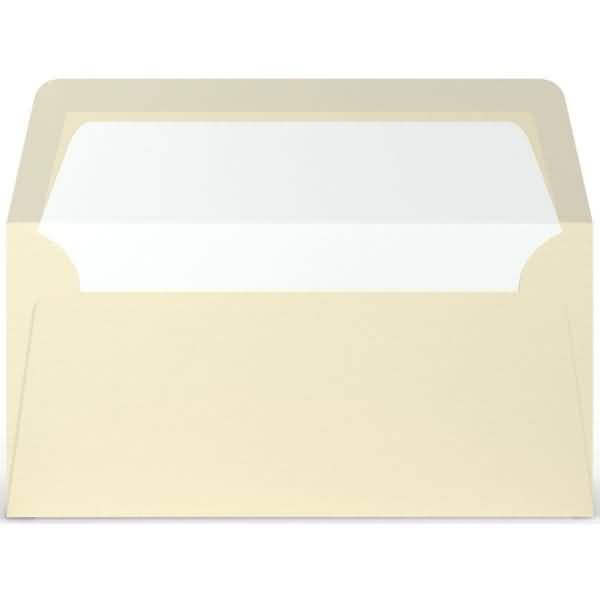 Briefumschläge DINlang 100g/qm chamois VE=5 Stück