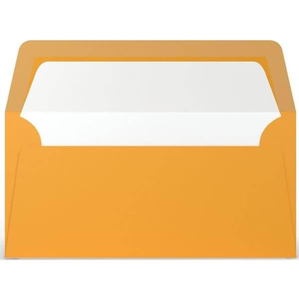 Briefumschläge DINlang 100g/qm ocker VE=5 Stück