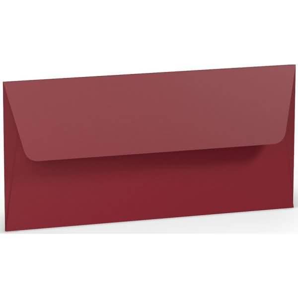 Briefumschläge DINlang 100g/qm rosso VE=5 Stück
