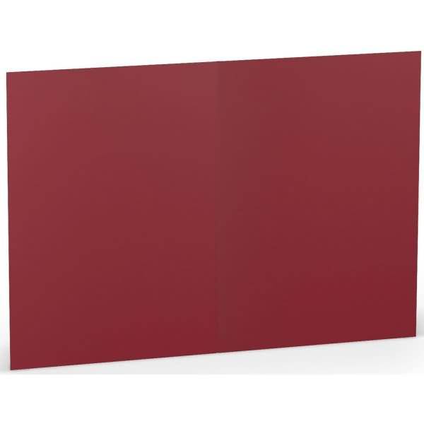 Doppelkarten A6 220g/qm rosso VE=5 Stück