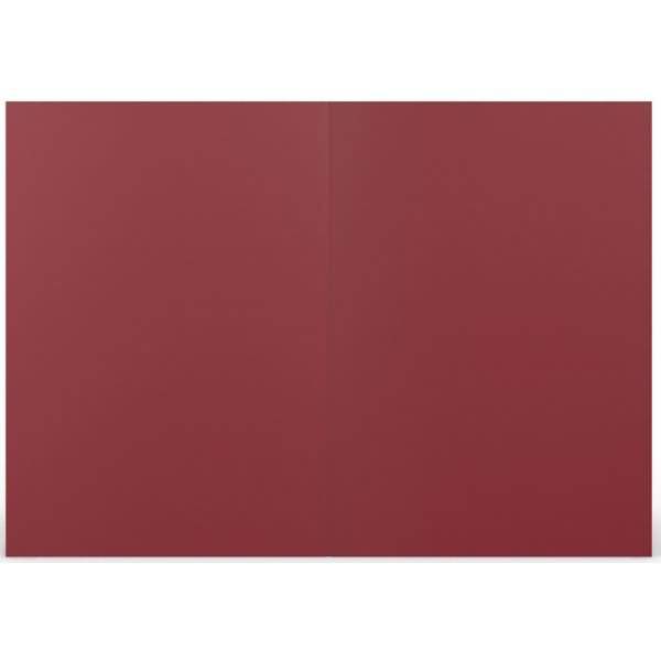 Doppelkarten A6 220g/qm rosso VE=5 Stück